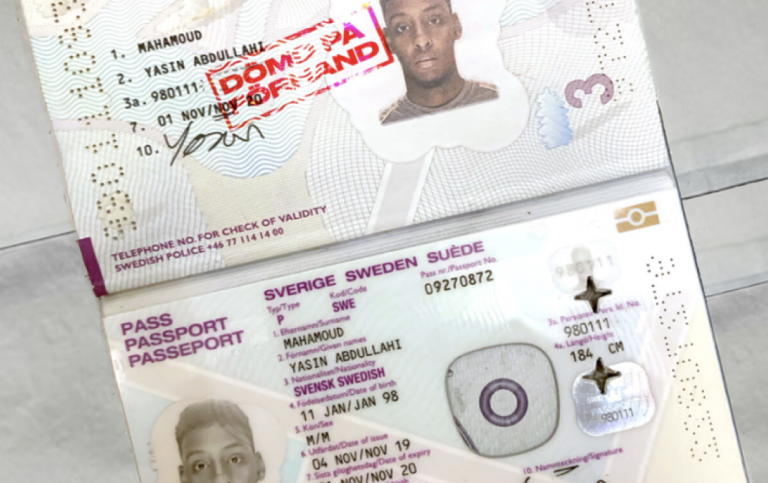 Cover of Swedish rapper Yasin’s album featured his passport stamped with “convicted in advance"